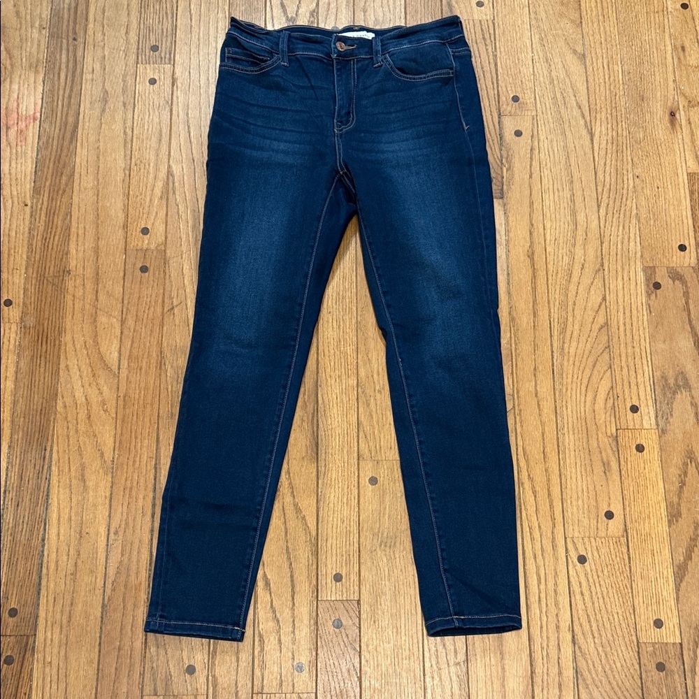 Flying Monkey Women's Deep Indigo Skinny Jeans